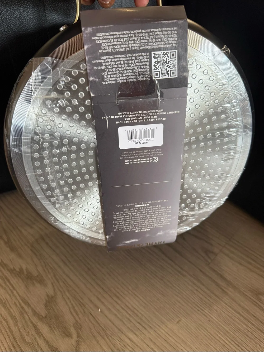 Brand New Thyme & Table 5-quart ceramic non-stick Dutch oven